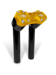 Heinz Bikes Clubstyle Pullback Riser For Harley Davidson FLD 1690 2012-2013 15 cm (6") - Black Gold