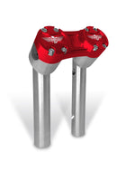 Heinz Bikes Clubstyle Pullback Riser For Harley Davidson FLD 1690 2012-2013 15 cm (6") - Red Silver