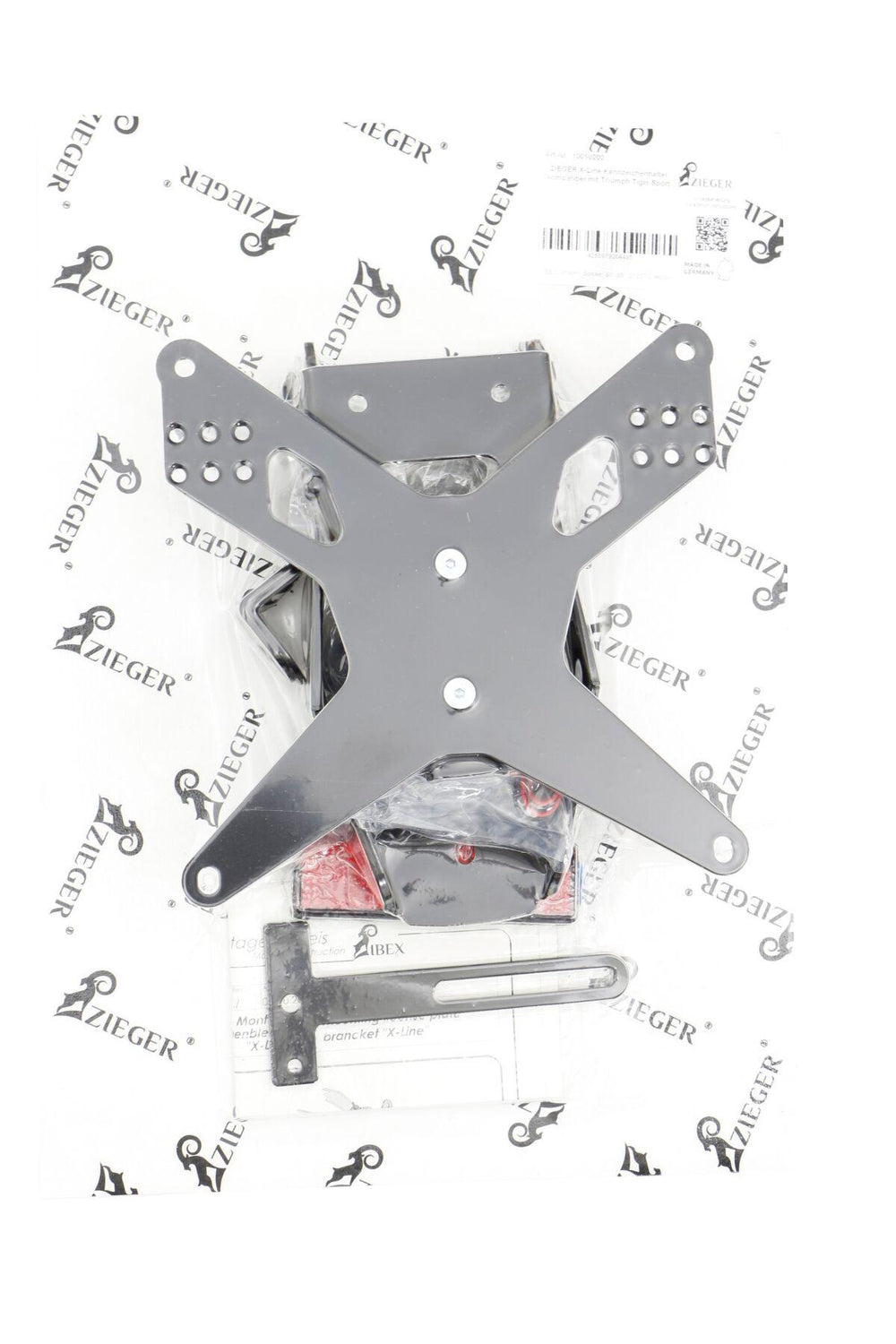 Zieger X-Line Tail Unit Type E For Harley Davidson FLSTF 1690 2012 Rear