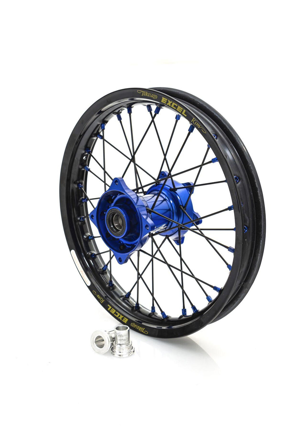 Kite Elite MX 16 Rear Wheel - KTM SX85 2021-2024 - Black/Blue Hub
