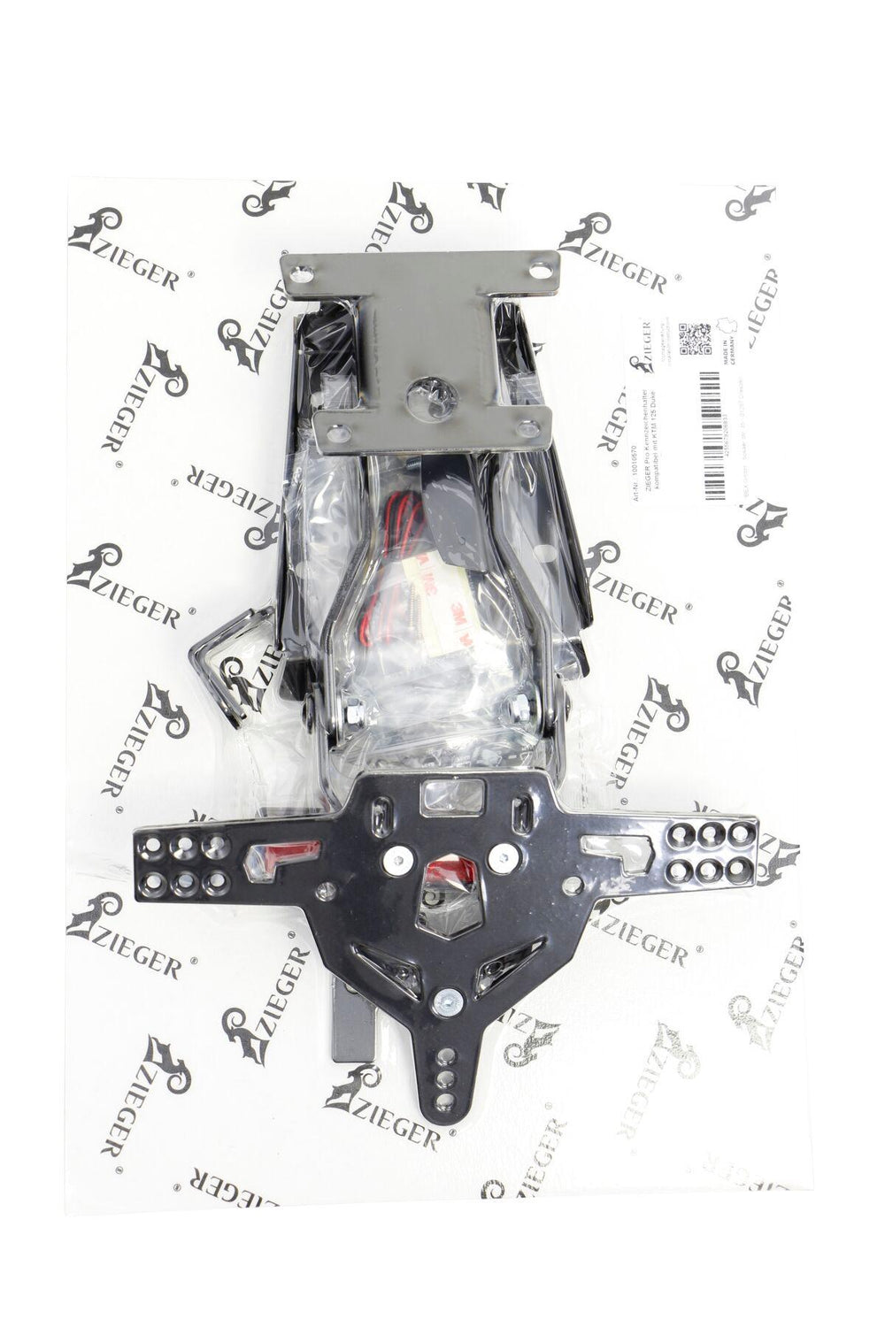 Zieger PRO Tail Unit Type D For Harley Davidson FLSTFB 1690 ABS 2012 Rear