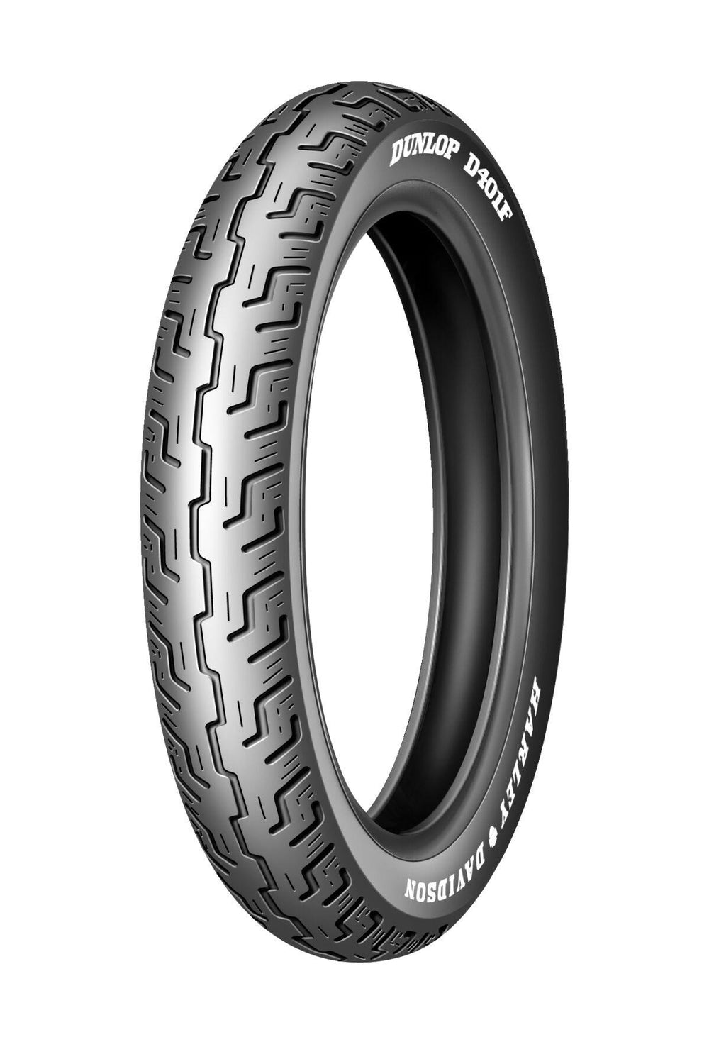 Dunlop D401 Black Wall Front Tyre Blackwall TL 57H 100 90-19"