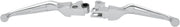 Drag Specialties Slotted Wide Blade Lever Set For Harley Davidson FLD 1690 2012-2013 - Chrome