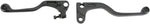 Parts Unlimited Shorty Power Brake & Clutch Lever Set For Honda CR125 1984-1991 - Black