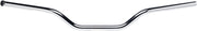 Biltwell 1" Handlebar with TBW Plugs 76.2 mm (3") Mid/Tracker - Chrome