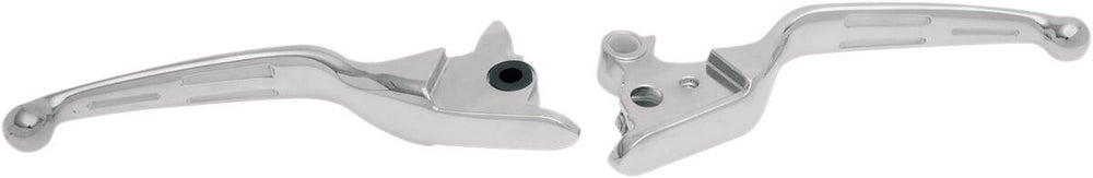 Drag Specialties Slotted Wide Blade Lever Set For Harley Davidson FLHR 1584 2008 - Chrome