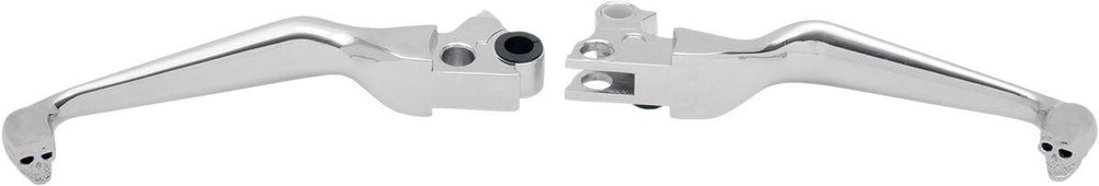Drag Specialties Skull Lever Set For Harley Davidson FLD 1690 2012-2013 - Chrome