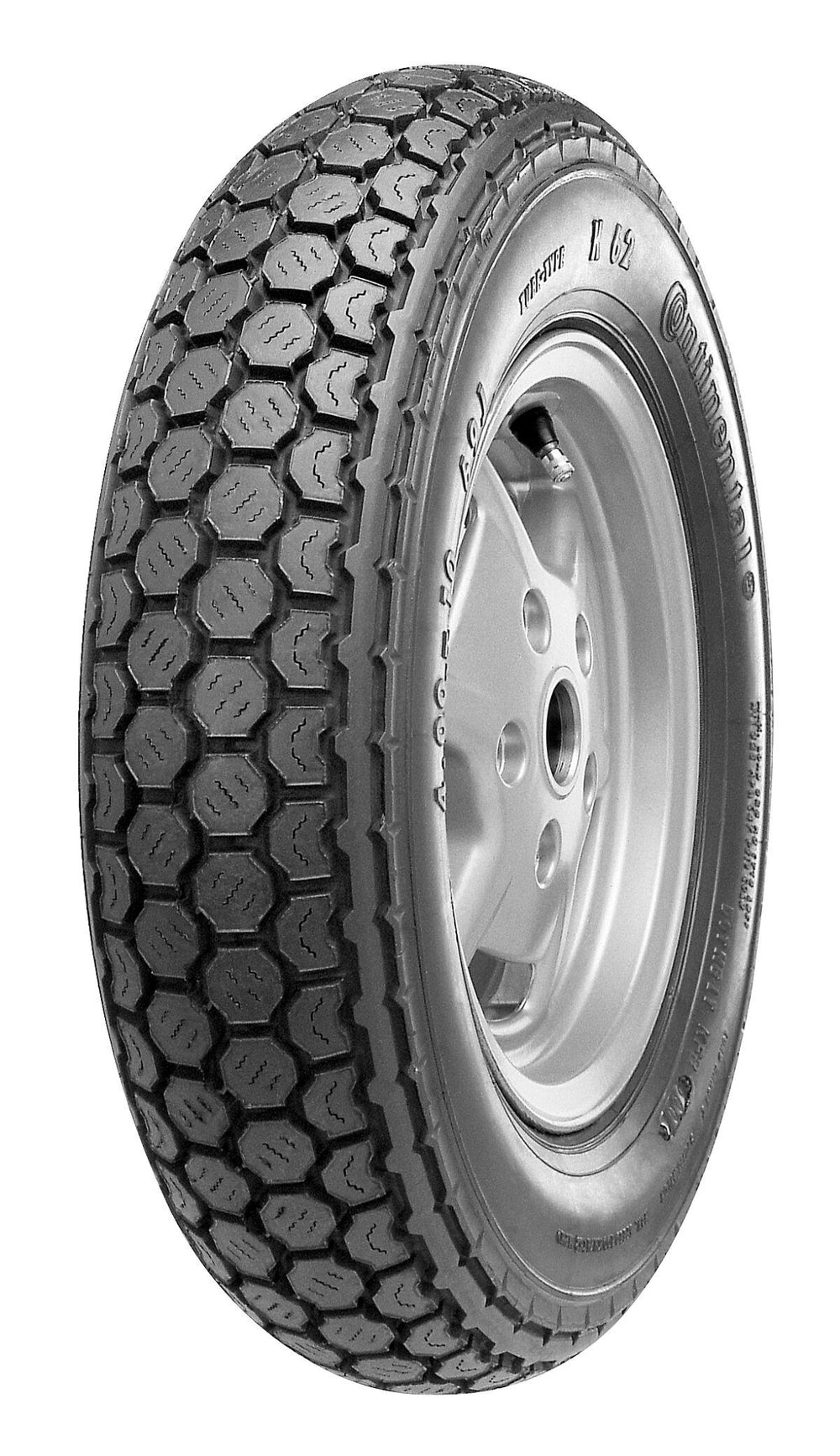 Continental K62 Front Tyre Blackwall  69J 4.00-10"