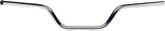 Biltwell 1" Handlebar with TBW Plugs 10 cm (4") High/Tracker - Chrome