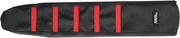 Moose Racing Ribbed Seat Cover For Honda CRF250R 2004-2009 - Black Cover Red Ribs
