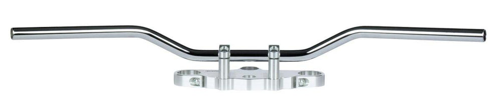 TRW 22mm (7/8") Steel Handlebar For Triumph Bonneville 800 2004-2006 Classic/Low/Touring - Black