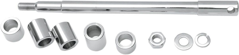 Drag Specialties Front Axle Kit For Harley Davidson FLST 1340 1987-1990 Front - Chrome Silver