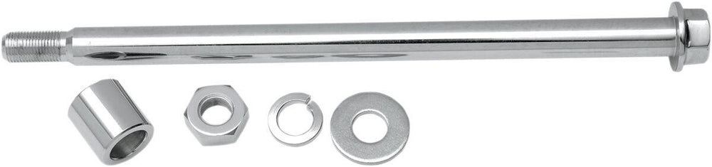 Drag Specialties Rear Axle Kit For Harley Davidson FLH 1200 1980 - Chrome Silver