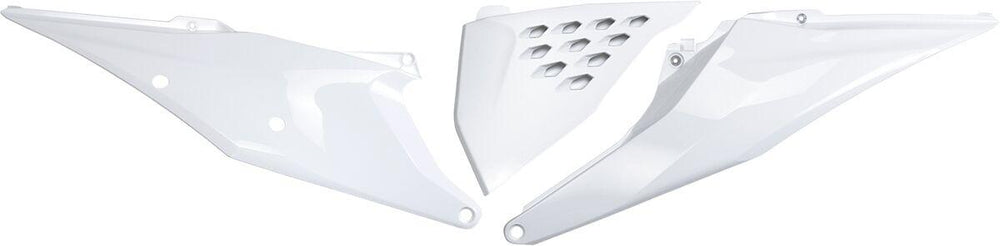 UFO Vented Side Panels For KTM  EXC150 TPI 2020-2023 - OEM White 2020