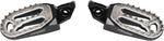 Moose Racing Qualifier Foot Pegs For Suzuki DL650 2015-2023 - Black/Chrome