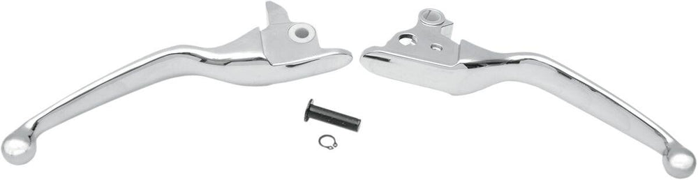 Drag Specialties Wide Blade Lever Set For Harley Davidson FLHR 1584 2008 - Chrome