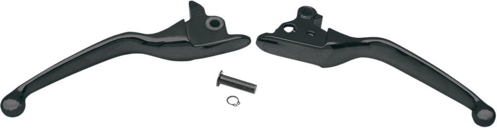 Drag Specialties Wide Blade Lever Set For Harley Davidson FLHR 1584 2008 - Black
