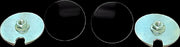 LA Choppers Fairing Mirror Hole Plugs For Harley Davidson FLHLT 1923 ABS 2026 - Black/Matte