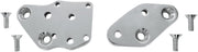 Accutronix Kick-Back Adapter Plates For Harley Davidson FXST 1340 1985-1999 - Chrome
