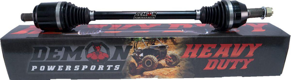Demon Heavy Duty Axle For Polaris Brutus 1000 4X4 2015-2016 Fits Front Left Or Right - Black