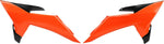 UFO Radiator Scoops For KTM SX125 2025-2026 - Black/Fluorescent Orange