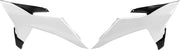 UFO Radiator Scoops For KTM SX125 2025-2026 - Black/KTM White/White
