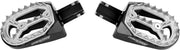 Moose Racing Qualifier Foot Pegs For Suzuki DL 1050 XT ABS 2020 - Black/Chrome
