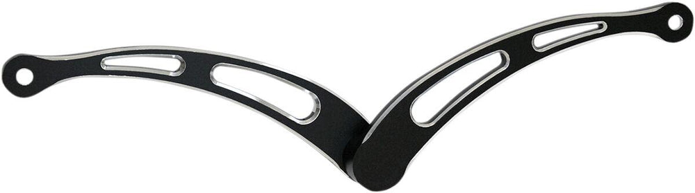 Accutronix Extended Shifter Lever For Harley Davidson FLH 1340 1984 Slotted - Black