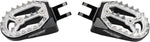 Moose Racing Qualifier Foot Pegs For Suzuki DRZ400 2000-2005 - Black/Chrome