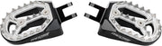 Moose Racing Qualifier Foot Pegs For Suzuki DRZ400 2000-2005 - Black/Chrome