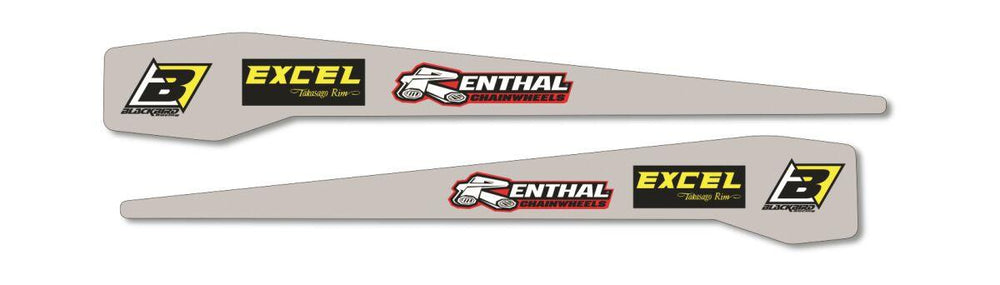 Blackbird Swingarm Stickers For Beta RR 125 2018-2026 - Grey