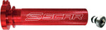 Scar Motocross Aluminium Throttle Tube with Bearing For Kawasaki KLX125 2010-2015 - Red