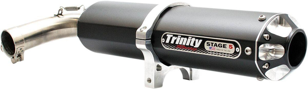 Trinity Racing 5 Stage Silencer For Yamaha YXZ 1000 R 2016-2026 - Black