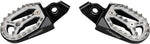 Moose Racing Qualifier Foot Pegs For Honda CRF1100L ABS 2020-2024 - Black/Chrome