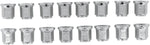 ITP Lug Nuts For Segway Fugleman 1000 4x4 UF 2021 17 mm Head - Chrome/Silver/Flat