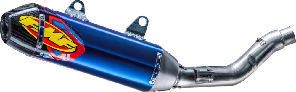 FMF Factory 4.1 RCT Titanium Silencer For Kawasaki KX250 2025 - Blue