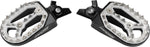 Moose Racing Qualifier Foot Pegs For BMW F 850 GS ABS 2019-2023 - Black/Chrome
