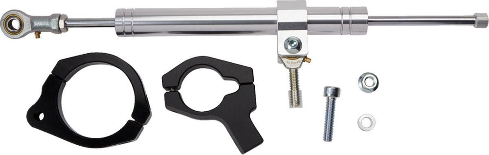 Drag Specialties Steering Damper Kit For Harley Davidson FXLRS 1868 2020-2021 - Chrome Satin