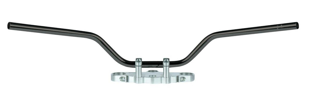 TRW 22mm (7/8") Steel Handlebar For Triumph Bonneville 800 2004-2006 Classic/High/Touring - Black
