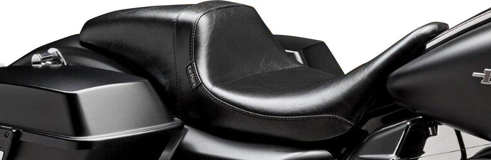 LE Pera Daytona Sport Seat For Harley Davidson FLHR 1584 2008-2011 Smooth - Black