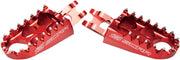 Scar Standard Foot Pegs For Honda CR125 2002-2007 - Red