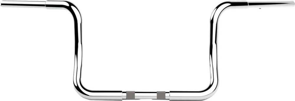 LA Choppers Twin Round Handlebar For Harley Davidson FLH 1868 ABS 2021 25.5 cm (10") - Chrome