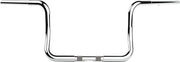 LA Choppers Twin Round Handlebar For Harley Davidson FLH 1868 ABS 2021 25.5 cm (10") - Chrome