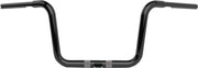 LA Choppers Twin Round Handlebar For Harley Davidson FLTRK 1868 ABS 2020-2023 25.5 cm (10") - Black