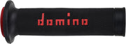 Domino MotoGP Road Race Motorcycle Grips - Black/Red