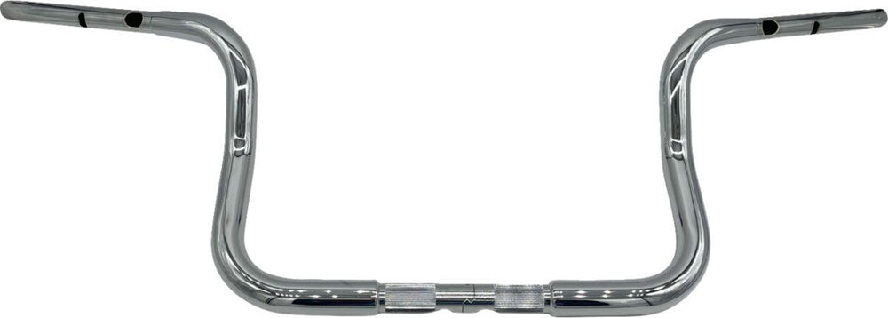 Fat Baggers Inc. 1-1 4" EZ Install Round Top Handlebar For Harley Davidson FLHX 1923 2024-2025 25.5 cm (10") - Chrome