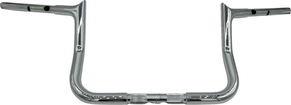 Fat Baggers Inc. 1-1 4" EZ Install Pointed Top Handlebar For Harley Davidson FLHX 1923 2024-2025 25.5 cm (10") - Chrome