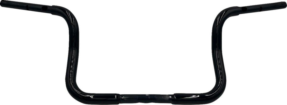 Fat Baggers Inc. 1-1 4" EZ Install Round Top Handlebar For Harley Davidson FLHX 1923 2024-2025 25.5 cm (10") - Black