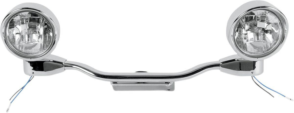 Show Chrome Elliptical Driving Light Kit For Honda VT 750 C Shadow Aero 2004-2022 Chrome Clear