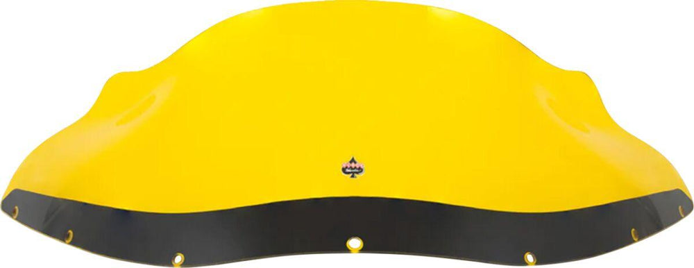 Klock Werks Kolor Flare Windshield For Harley Davidson FXRP 1340 1984 23 cm (9") - Yellow